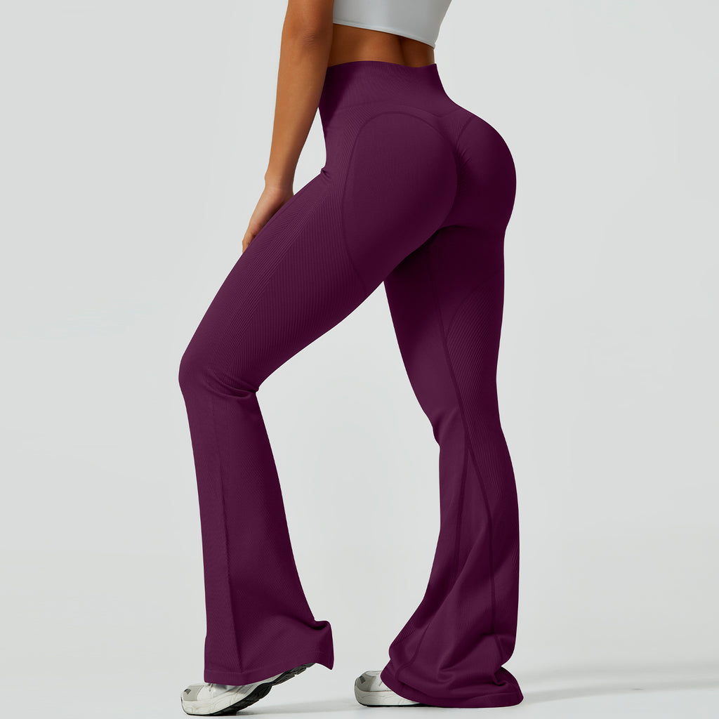 TIMEOFFPantalones de cintura alta y pierna ancha