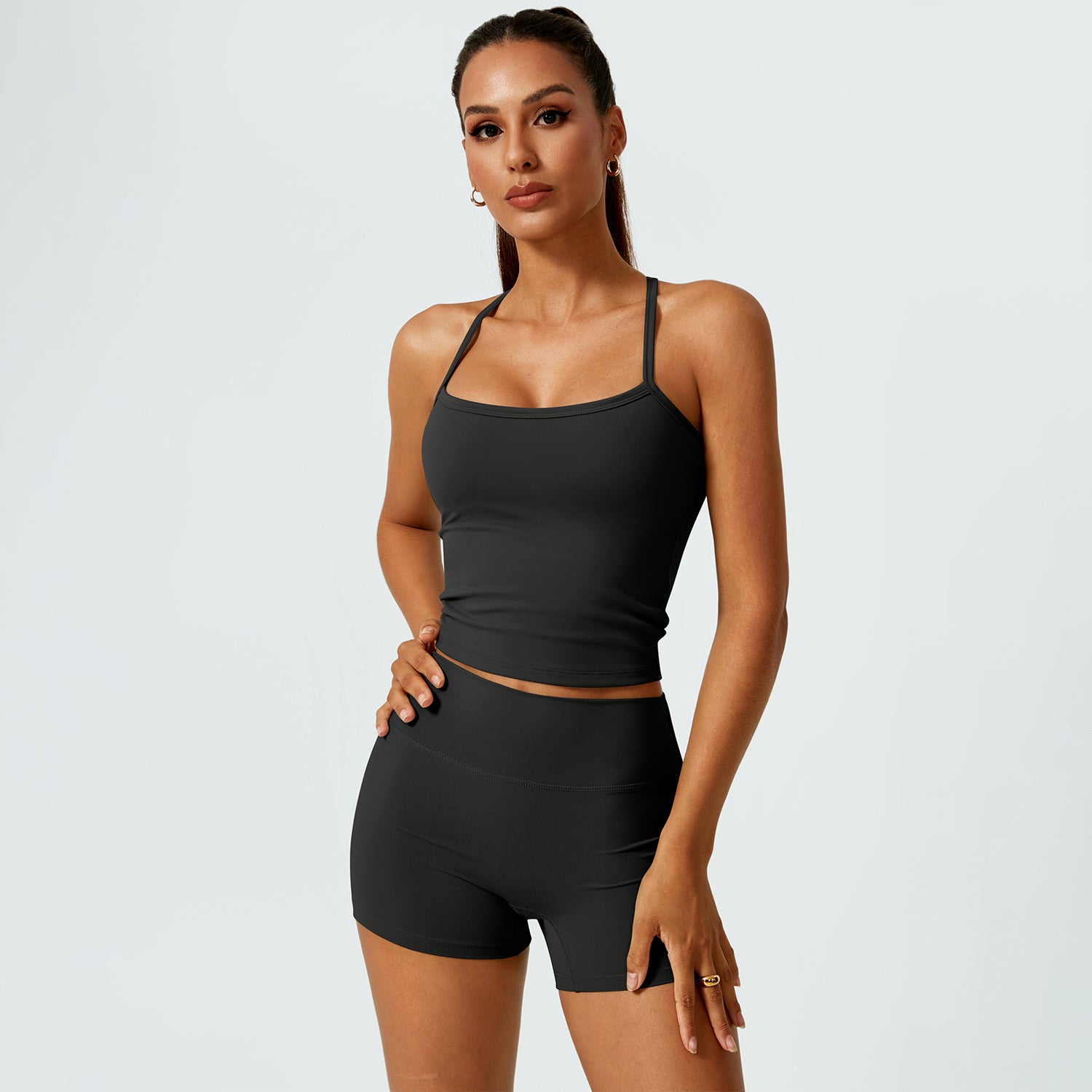 TIMEOFF Conjunto tirantes y pantalones cortos