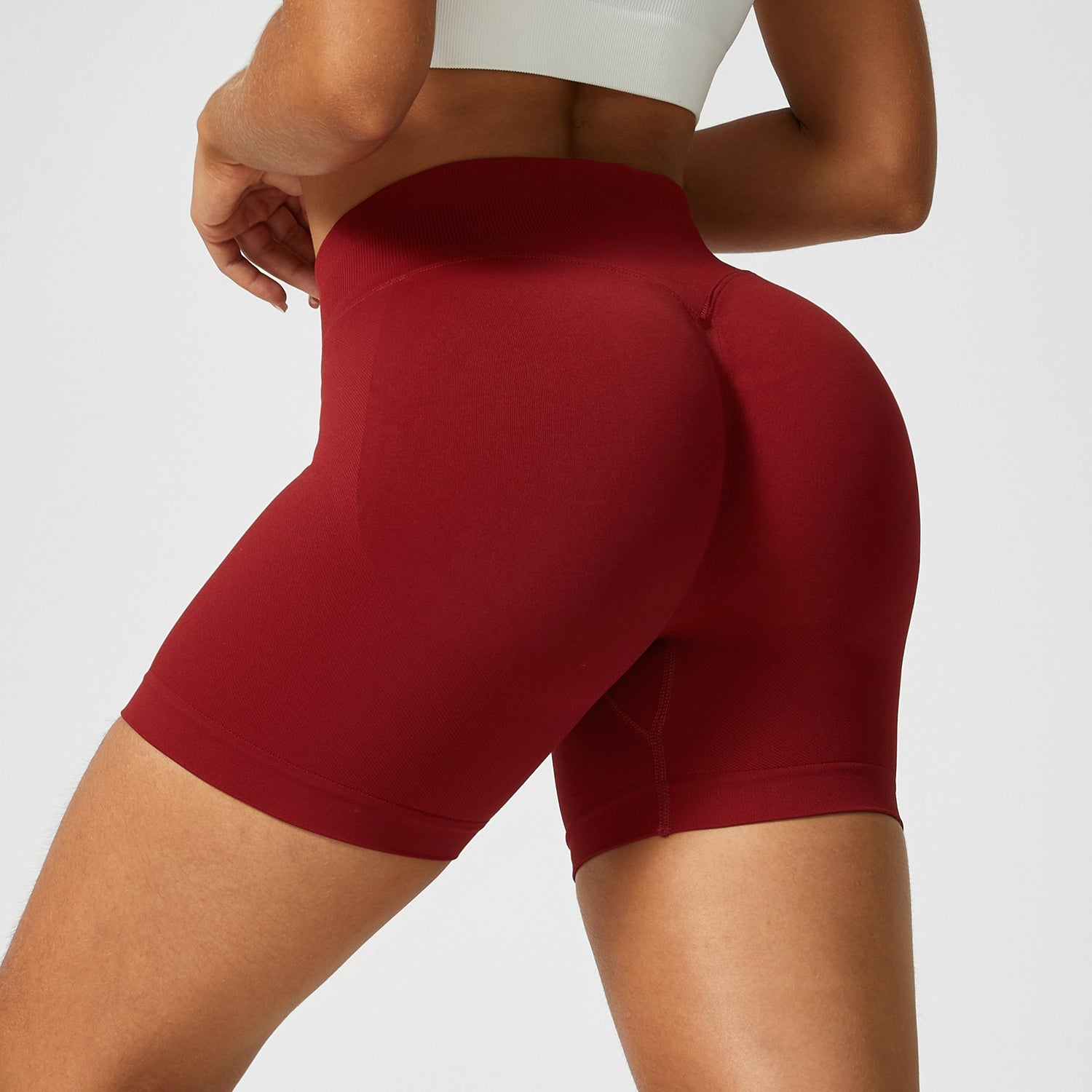 TIMEOFF Pantalones cortos de cintura alta para la cadera