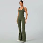 Traje de yoga de una sola pieza traje de cuerpo apretado Control