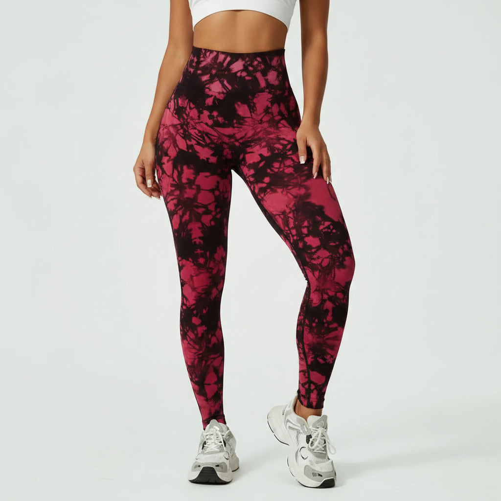 pantalones deportivos de moda pantalones ajustados teñidos de tie