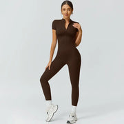 Ropa ajustada de mujer, cremallera de moda avanzada