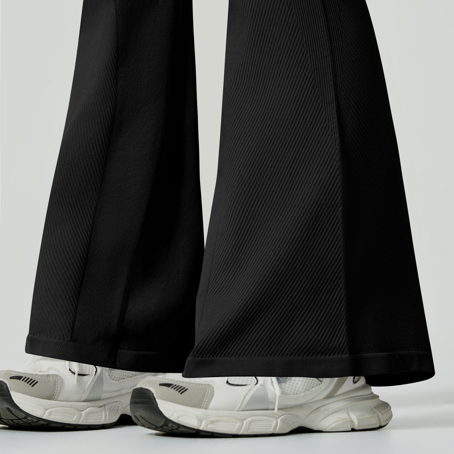 TIMEOFFPantalones de cintura alta y pierna ancha