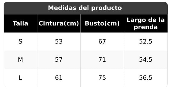 Guía de tallas