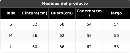 Guía de tallas