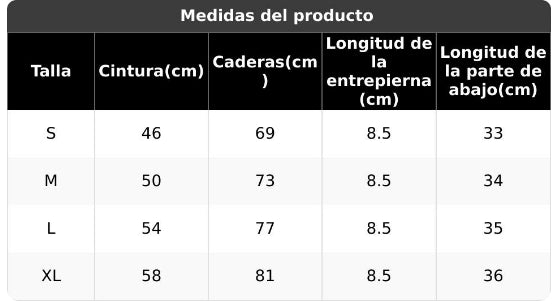 Guía de tallas