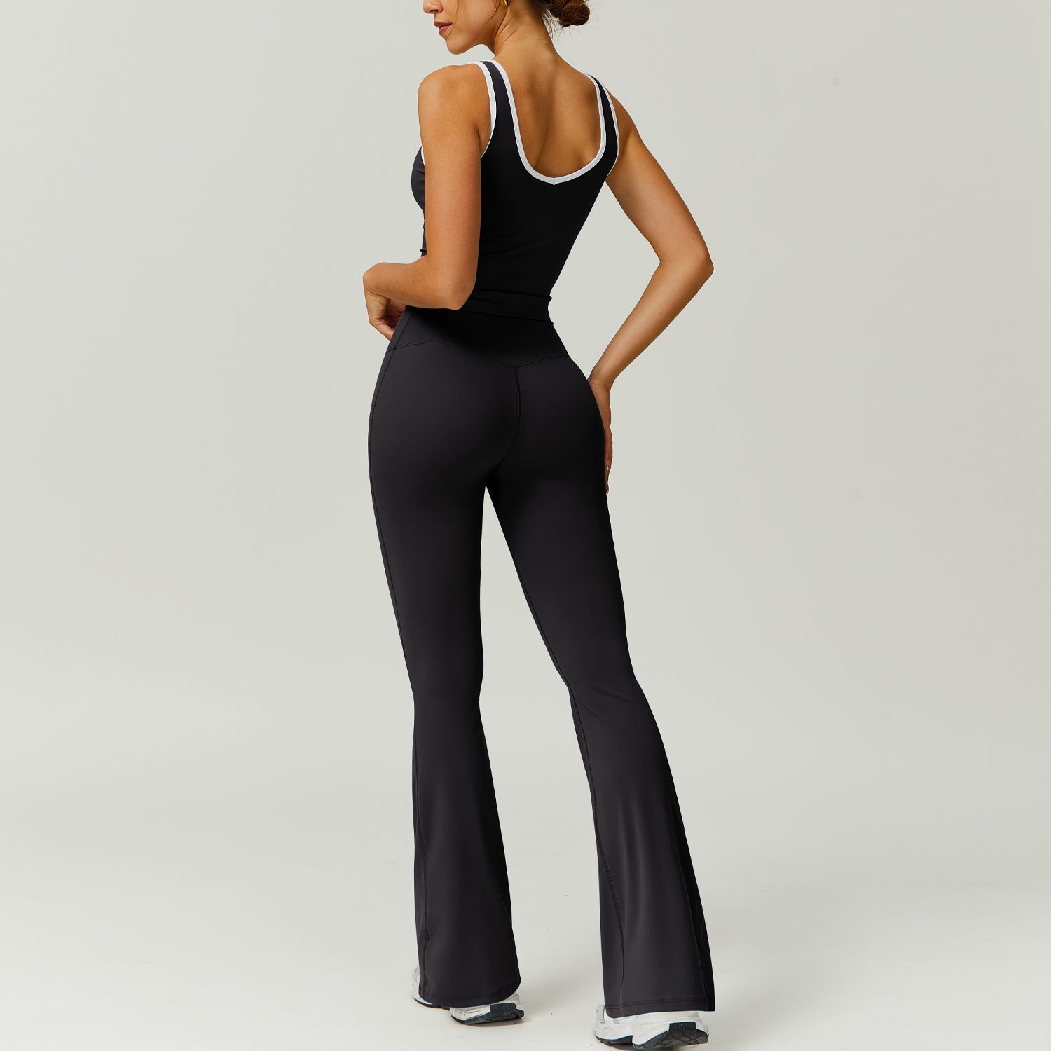 TIMEOFF Conjunto tirantes y pantalones acampanados