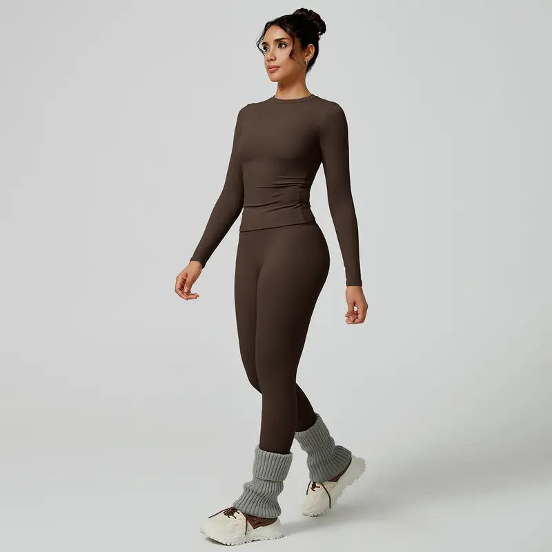 Conjunto deportivo para mujer cintura alta