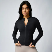 Ejercicio Ropa Cuello de la tripulación Casual Elástico Fitness Correr Ropa