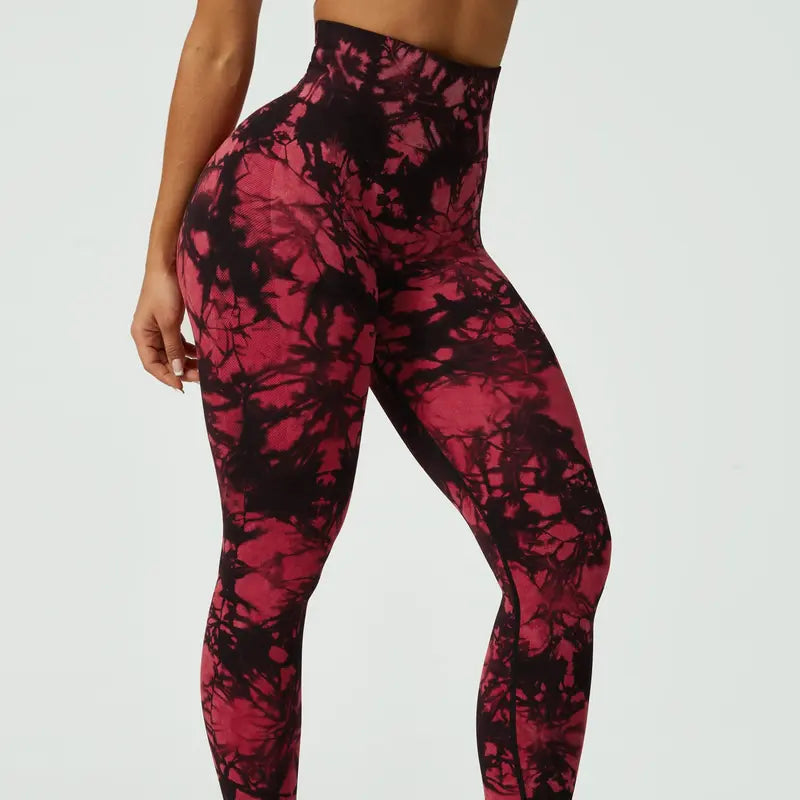 pantalones deportivos de moda pantalones ajustados teñidos de tie