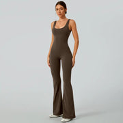 Traje de yoga de una sola pieza traje de cuerpo apretado Control