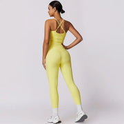 TimeOFF Women's Crisscross Back Tank & High-Waist Butt-Lift Leggings Set , Quick-Dry, Moisture-Wicking , Yoga, Gym & Fitness Workouts , Stylish Activewear for Women,sweatsuit set outfit,comfort sweat set,sweatsuits women,summerwins