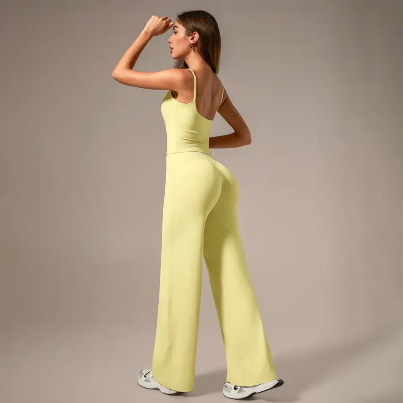 TIMEOFF Women's 2-Piece Athleisure Workout Set for Women - Adjustable Strap Tank Top & Leggings, Buttery Soft 4-Way Stretchy Fabric, Butt-Lifting, Tummy Control, Non-Slip, Breathable, Ideal for Yoga, Gym, Workout Sets For Women, Tank Tops,summerwins