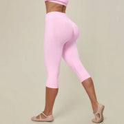 TIMEOFF Women's High Waist Capri Leggings - 4-Way Stretch Butt-Lifting High Hip Bottoms, Seamless Breathable Fabric, Tummy Control, Non-Slip Elastic Waistband, No Ride-Up | Ideal for Yoga, Gym | Women's Clothes, Clothes
