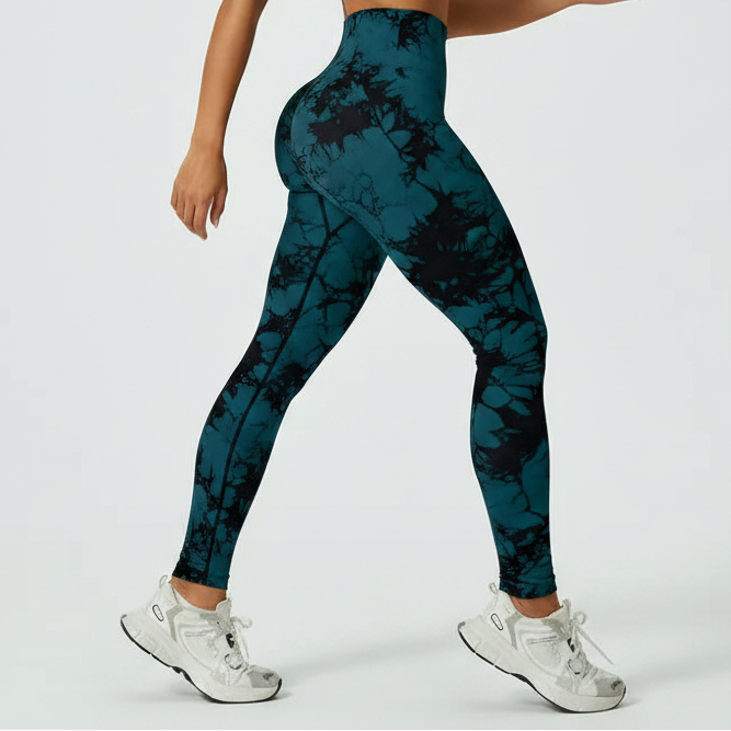 pantalones deportivos de moda pantalones ajustados teñidos de tie