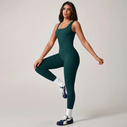 Bodysuit sin costuras de cintura delgada con costillas