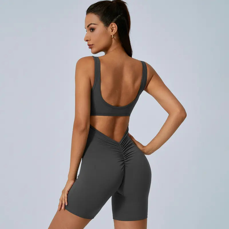 Body de yoga de una sola pieza, alta elasticidad cómodo