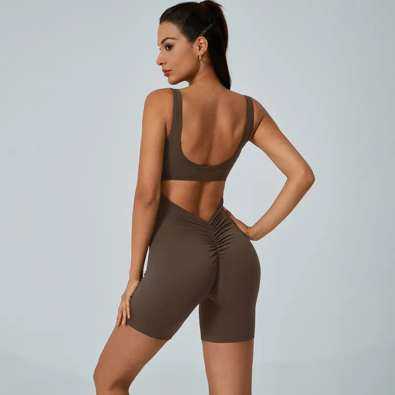 Body de yoga de una sola pieza, alta elasticidad cómodo