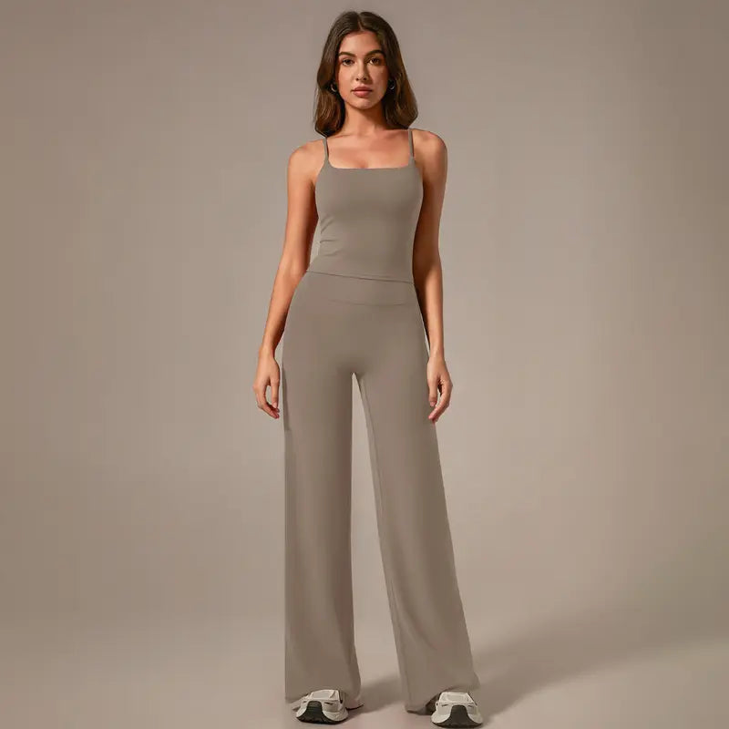 TIMEOFF Women's 2-Piece Athleisure Workout Set for Women - Adjustable Strap Tank Top & Leggings, Buttery Soft 4-Way Stretchy Fabric, Butt-Lifting, Tummy Control, Non-Slip, Breathable, Ideal for Yoga, Gym, Workout Sets For Women, Tank Tops,summerwins