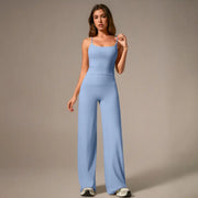 TimeOFF Women's Wide-Leg Pants – High-Waisted, Draped Pant Legs for Comfort & Flattering Fit in Yoga, Workouts & Daily Casual Wear Outfits Chic elastic waist yoga pant gym