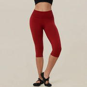 TIMEOFF Women's High Waist Capri Leggings - 4-Way Stretch Butt-Lifting High Hip Bottoms, Seamless Breathable Fabric, Tummy Control, Non-Slip Elastic Waistband, No Ride-Up | Ideal for Yoga, Gym | Women's Clothes, Clothes