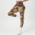 TIMEOFF Pantalones largos tie-dye, cintura alta y levantacaderas