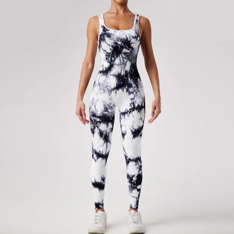 Bodysuit sin costuras de cintura delgada con costillas