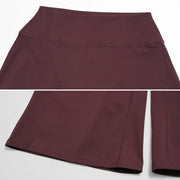 TIMEOFF Women's High Waist V‑Shaped Back Cropped Wide Leg Capris - Butt‑Lifting Sculpt Design, 4‑Way Stretchy Breathable Fabric, 5 Colors Available | Tummy Control, Non‑Restrictive Fit, Wrinkle‑Resistant | Ideal for Yoga, Casual Wear & Daily Loungewear