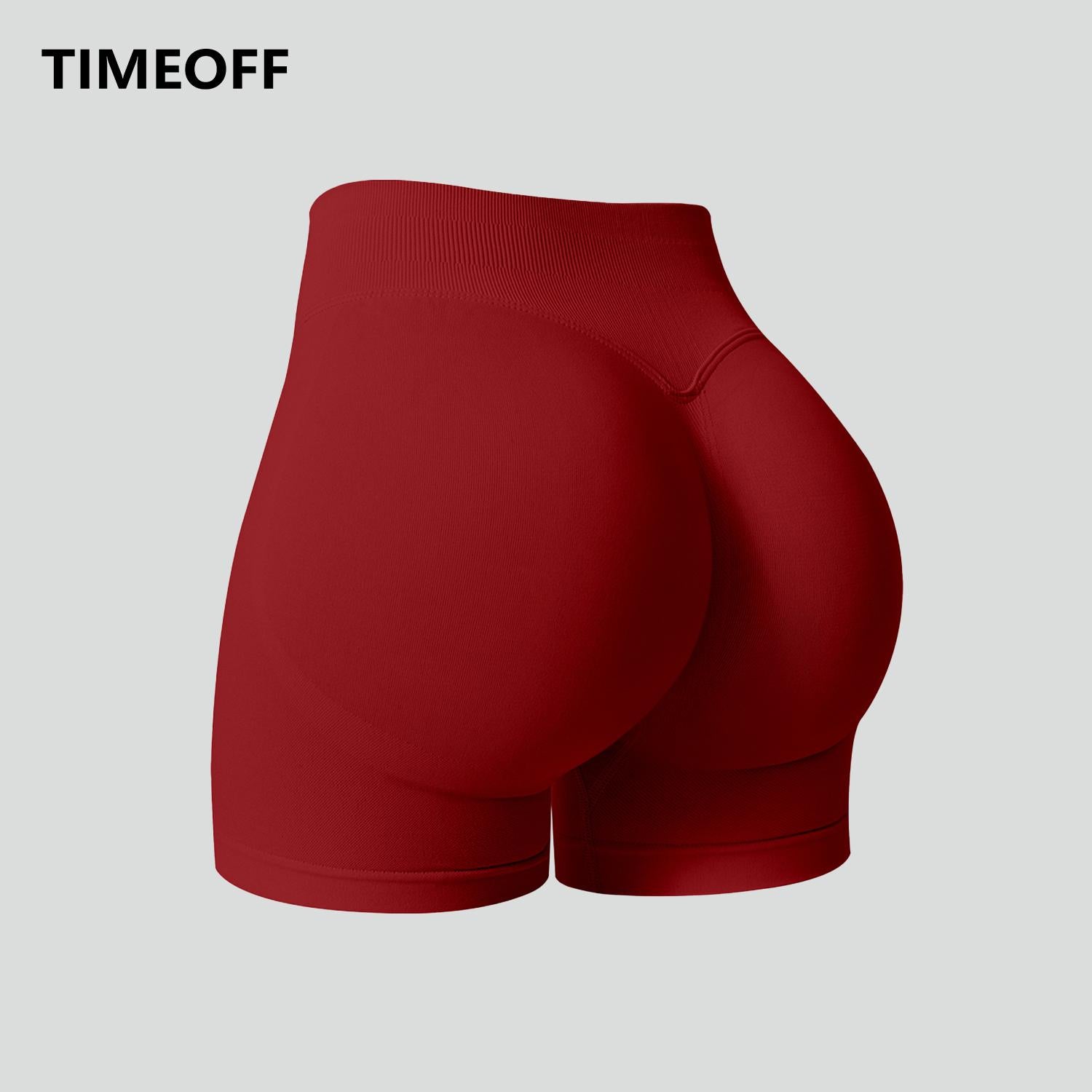 TIMEOFF Pantalones cortos de cintura alta para la cadera