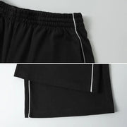 TIMEOFF Women's Baggy Wide-Leg Bottoms - Adjustable Elastic Waist, Pocket Design, Side Trim, Minimalist Workout Pants for Lady, Secure Small Item Storage, Comfortable Relaxed Fit, Ideal for Daily Wear & Post-Yoga Lounging,summerwins,summeroutfits,vacation