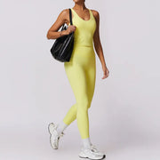 TimeOFF Women's Crisscross Back Tank & High-Waist Butt-Lift Leggings Set , Quick-Dry, Moisture-Wicking , Yoga, Gym & Fitness Workouts , Stylish Activewear for Women,sweatsuit set outfit,comfort sweat set,sweatsuits women,summerwins