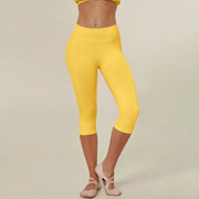 TIMEOFF Women's High Waist Capri Leggings - 4-Way Stretch Butt-Lifting High Hip Bottoms, Seamless Breathable Fabric, Tummy Control, Non-Slip Elastic Waistband, No Ride-Up | Ideal for Yoga, Gym | Women's Clothes, Clothes