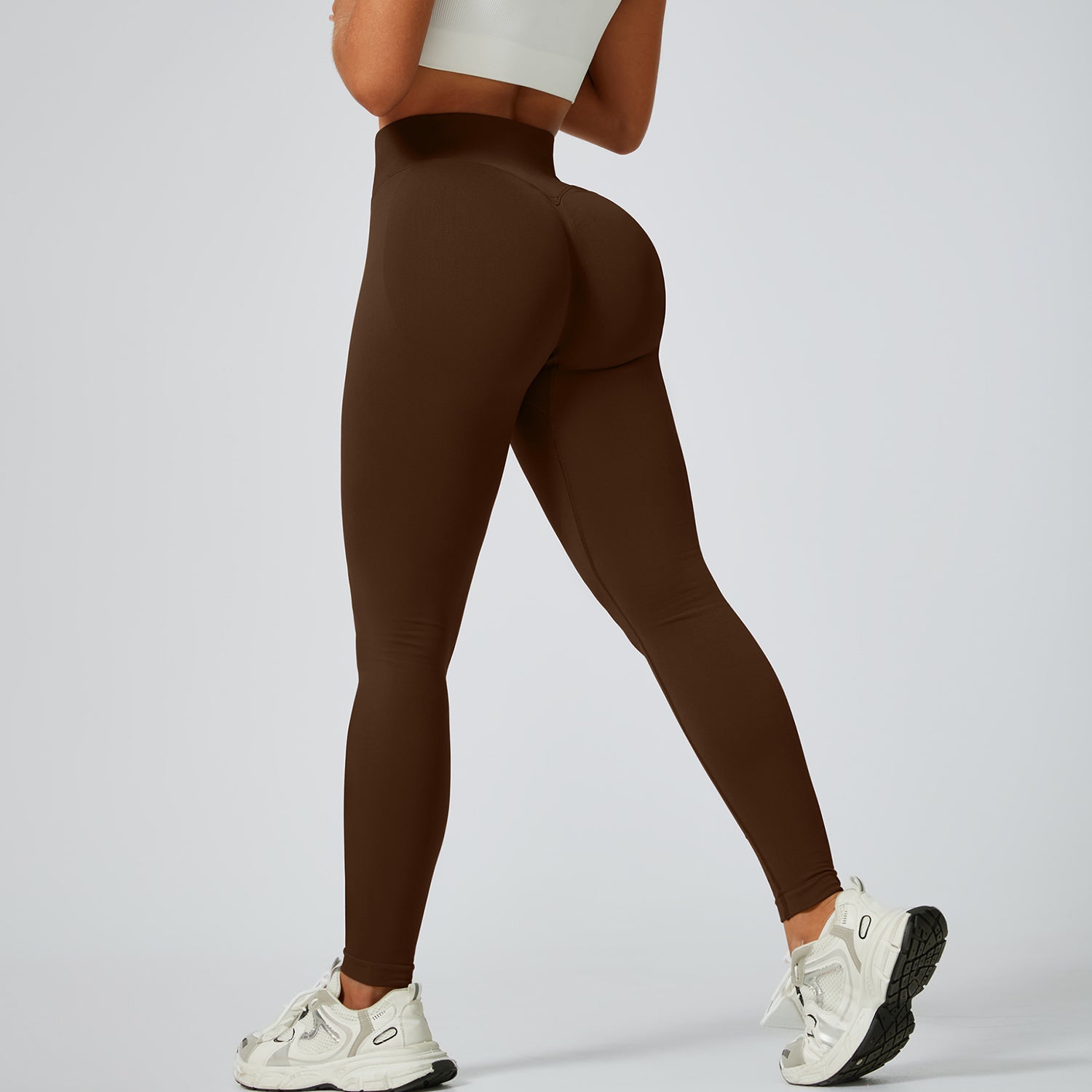 TIMEOFF Pantalones de yoga de cintura alta que levantan la cadera