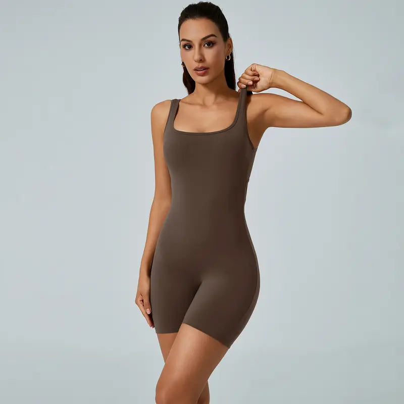 Body de yoga de una sola pieza, alta elasticidad cómodo