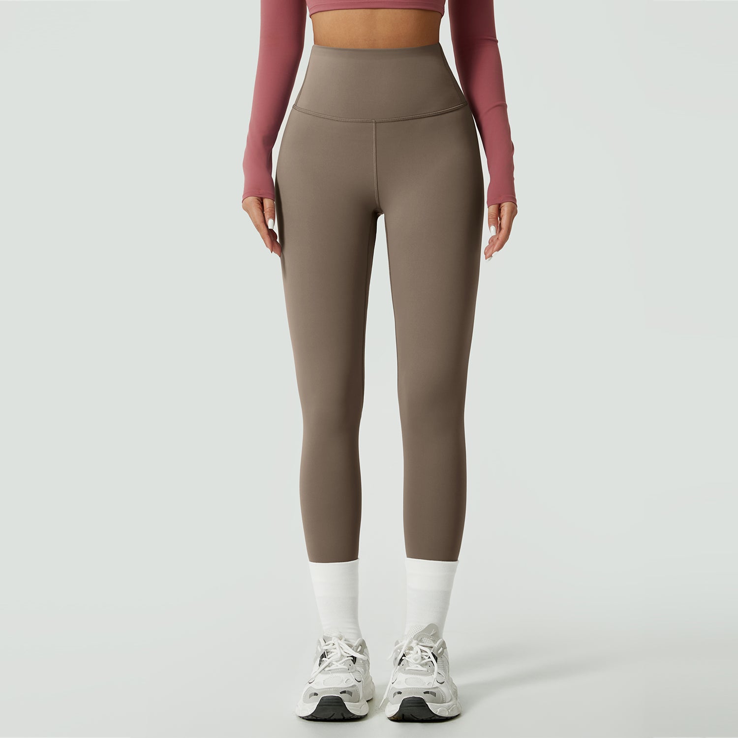 TIMEOFF Pantalones de yoga ajustados con cintura alta